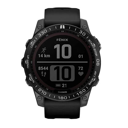Bezel for Garmin Fenix 7X watch - Silver