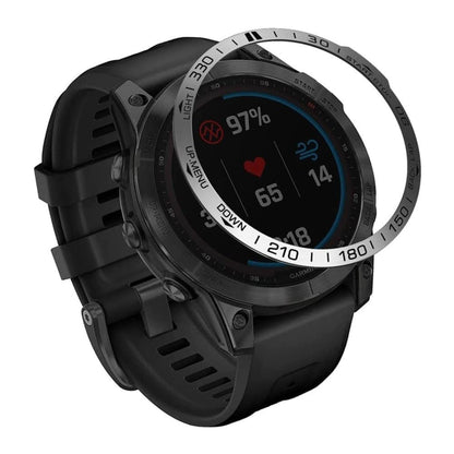 Bezel for Garmin Fenix 7X watch - Silver
