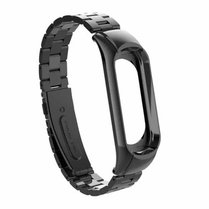 3 Links Stainless Steel Band For Xiao Band 5/6 - Black