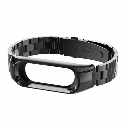 3 Links Stainless Steel Band For Xiao Band 5/6 - Black
