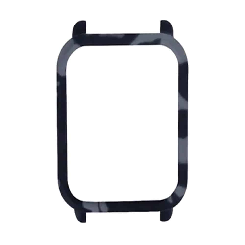 Amazfit BIP/Lite silicone strap + protective case + film - Camo blue