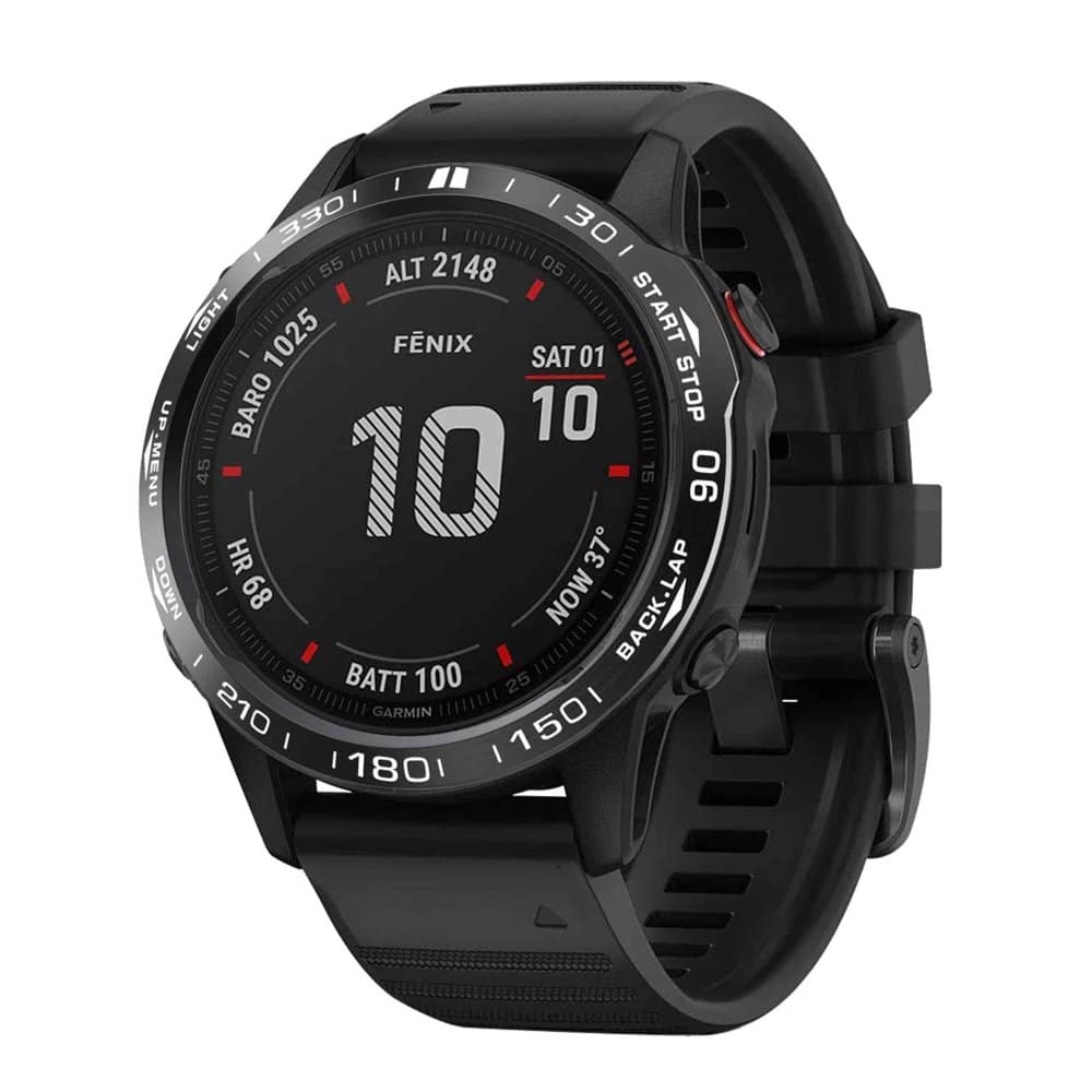 Garmin Fenix 6X/6X Pro stainless-steel watch bezel - Blue