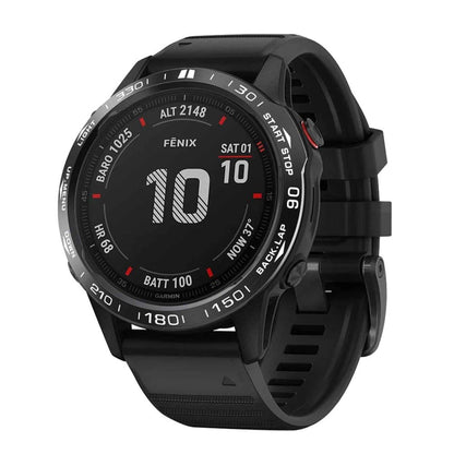 Garmin Fenix 6X/6X Pro stainless-steel watch bezel - Blue