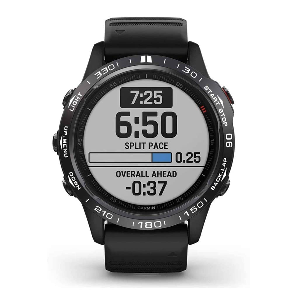Garmin Fenix 6X/6X Pro stainless-steel watch bezel - Blue