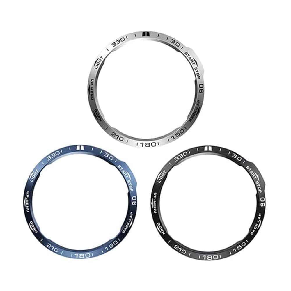 Garmin Fenix 6/Fenix 6 Pro stainless-steel watch bezel - Blue