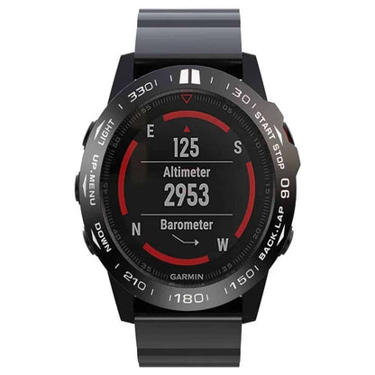 Garmin Fenix 5X stainless-steel watch bezel - Black