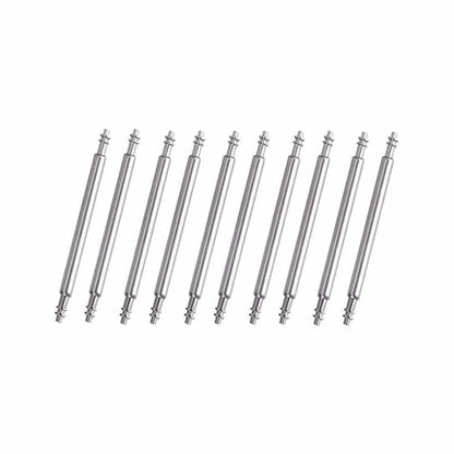 10mm width watch stainless steel spring bar tool - x10 pieces