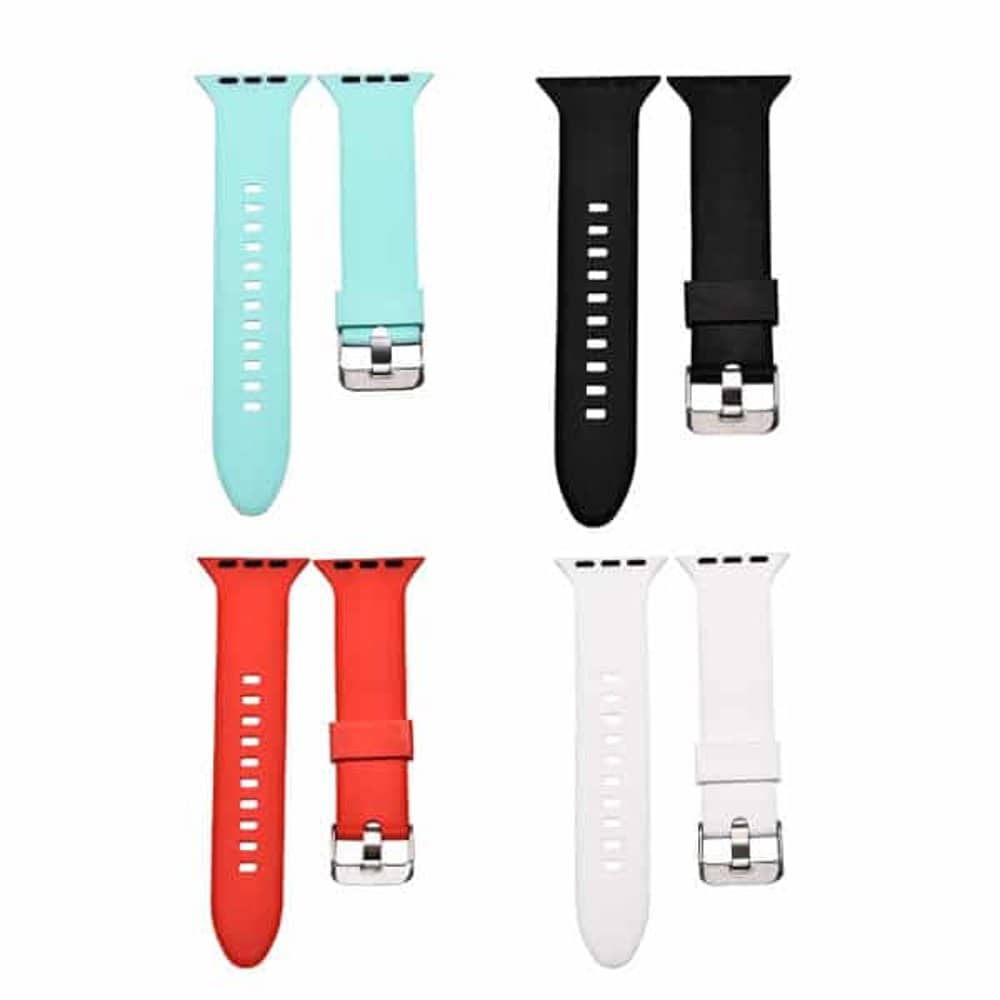 Silicone Strap for 42/44/45/49mm Apple Watch - Frost Blue