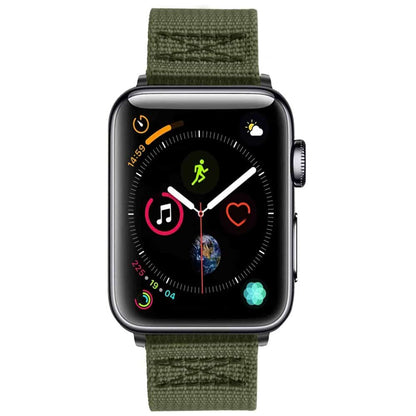 38/40/41mm Apple Watch nylon strap - Black & grey