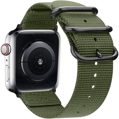 38/40/41mm Apple Watch nylon strap - Black & grey
