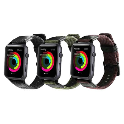 Nylon Strap for 42/44/45/49mm Apple Watch - Black