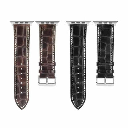 Stylish Leather Strap for Apple iWatch 38/40/41mm - Black