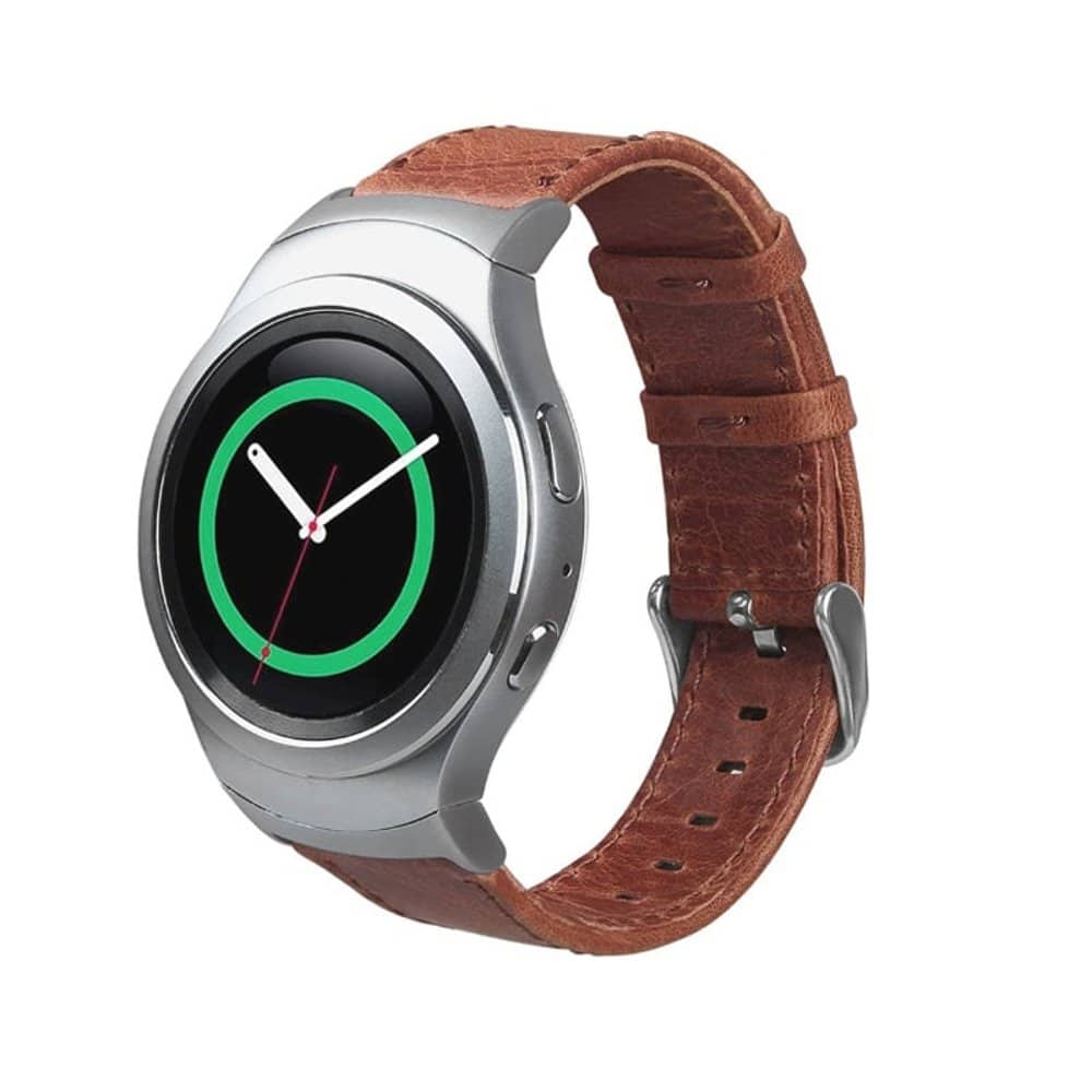 Samsung Gear S2 R720/R730 genuine leather strap - Black