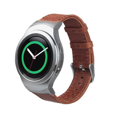 Samsung Gear S2 R720/R730 genuine leather strap - Black