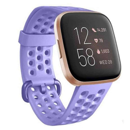 Silicone Strap for Fitbit Versa/Versa 2 (S/M) - Light Pink
