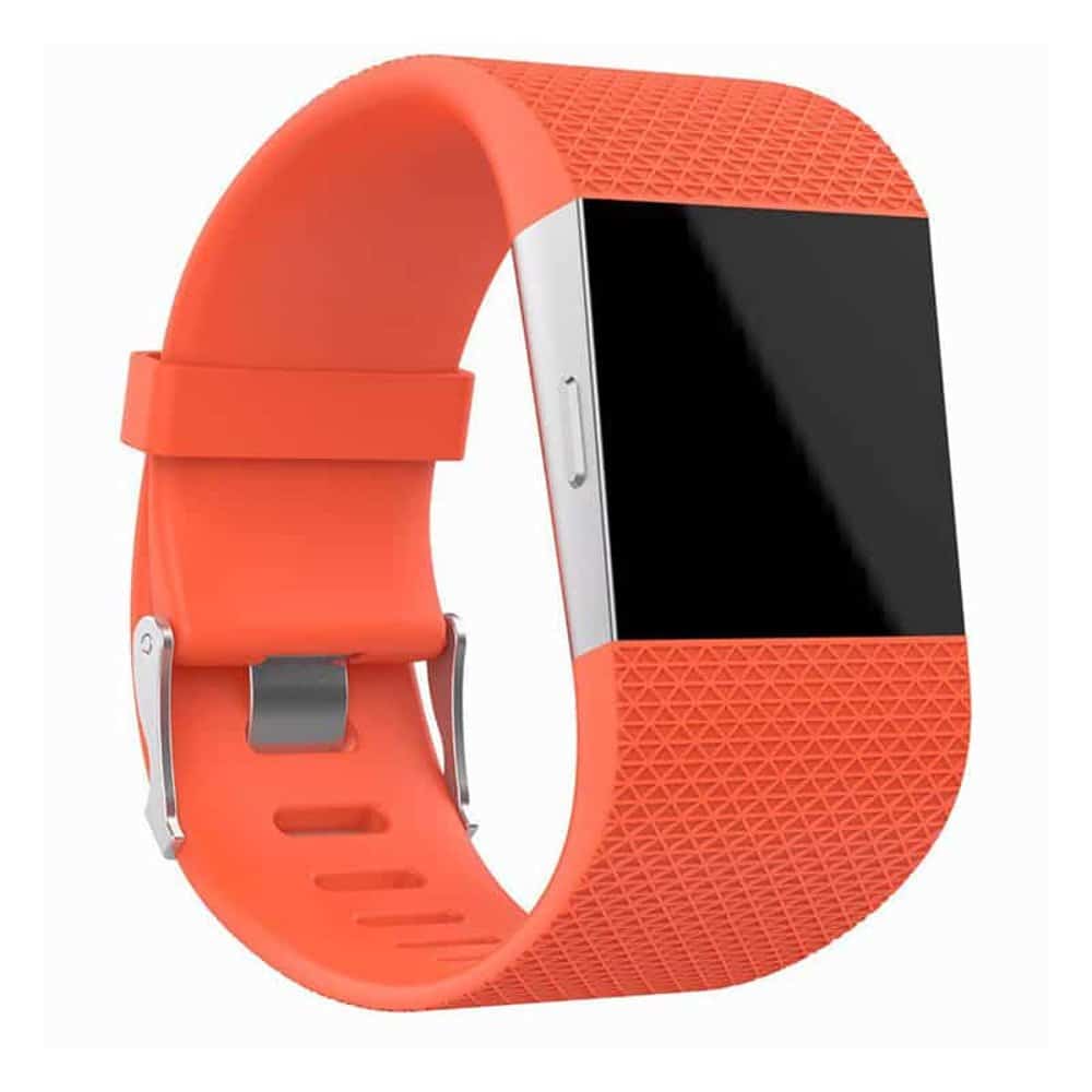 Fitbit Surge Sporty Silicone Strap (M/L) - Black