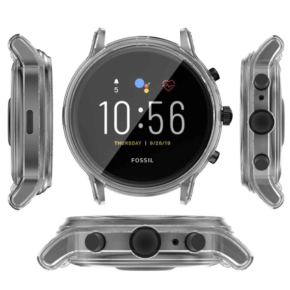 Fossil The Carlyle HR Gen5 TPU protective case - Silver