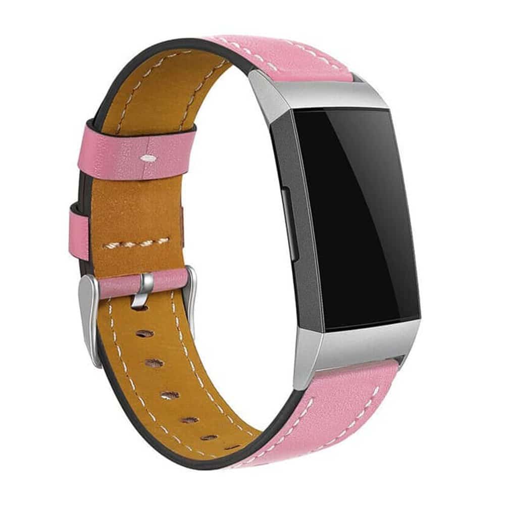 PE Leather Strap for Fitbit Charge 3/4, Sense  - Frost Green