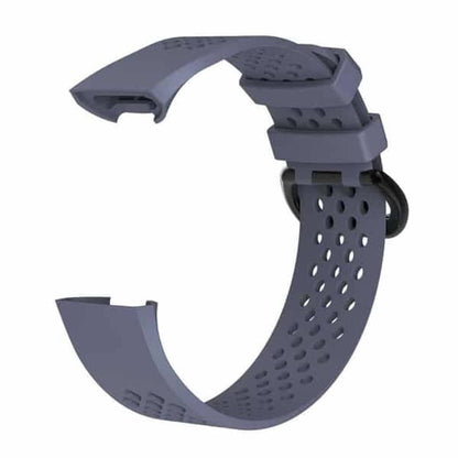 Silicone Strap for Fitbit Charge 3/4 M/L - Dark Purple 22mm