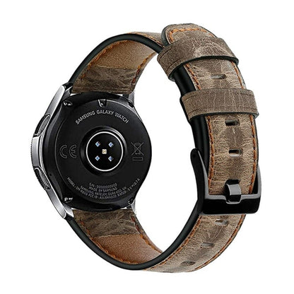 Universal Leather Band Strap 22mm Vintage - Brown