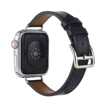 Slim Leather Band Strap for Apple Watch 42/44/45/49mm - White