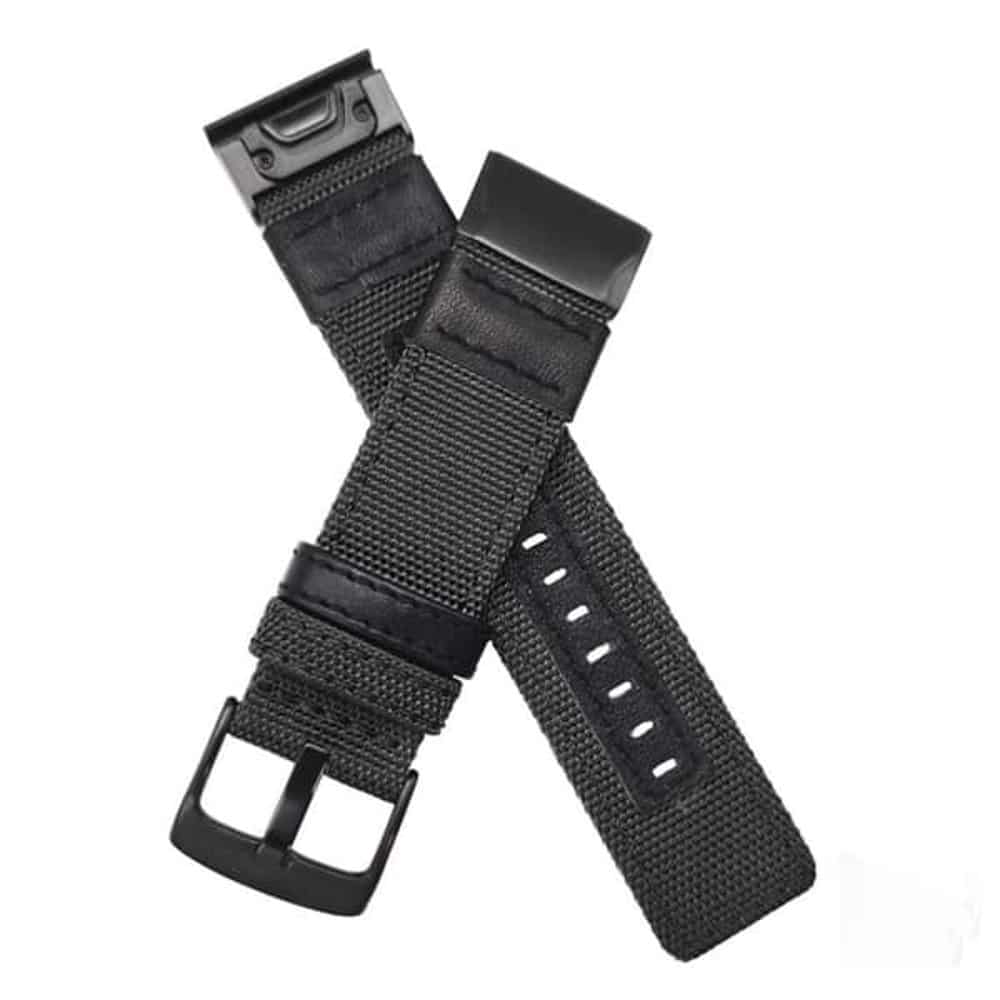 Quick Fit 20mm NOTA Nylon Durable Sweatproof Watch Band Strap for Garmin Fenix 5S - Green