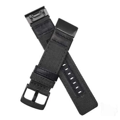 Quick Fit 20mm NOTA Nylon Durable Sweatproof Watch Band Strap for Garmin Fenix 5S - Green