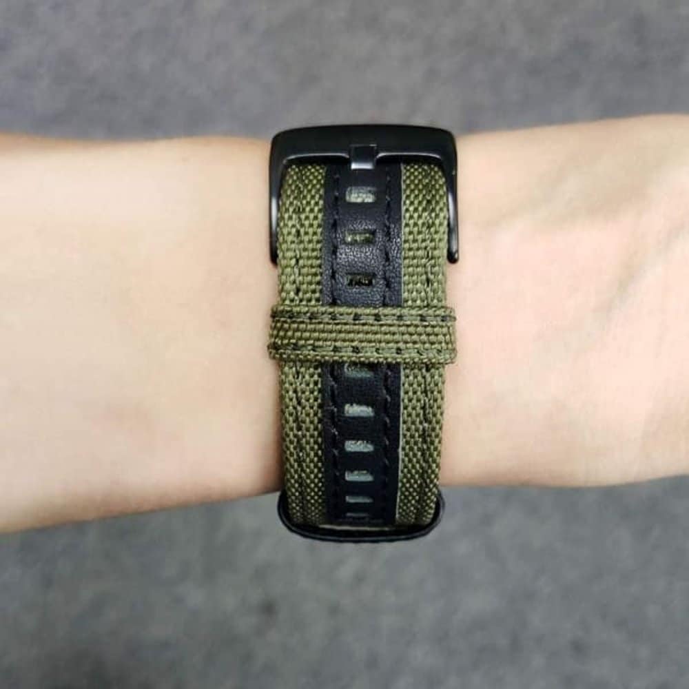 Quick Fit 26mm NOTA Nylon Durable Sweatproof Watch Band Strap for Garmin Fenix 5X/5X Pus/Fenix 3/3 HR/D2/Descent Mk1 - Navy