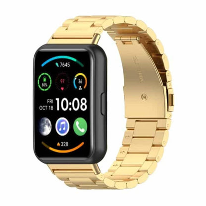 stainless steel strap for huawei fit 2/huawei watch fit2 active/huawei watch fit2 classic/huawei watch fit2 Elegant - Rose Gold + Link removal tool
