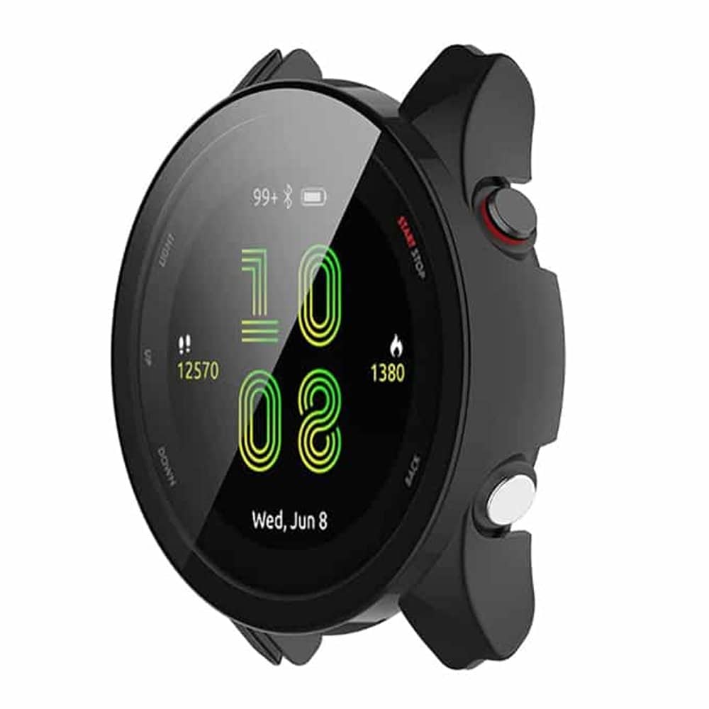 Garmin Forerunner 255 Protective Shock-Absorbing TPU Case - Black