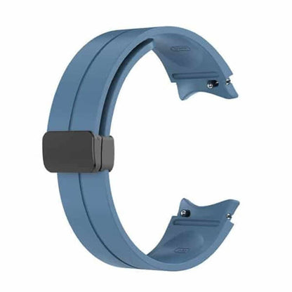 20mm Magnetic Silicone Strap for Samsung Galaxy Watch 5 M/L - Premium Blue