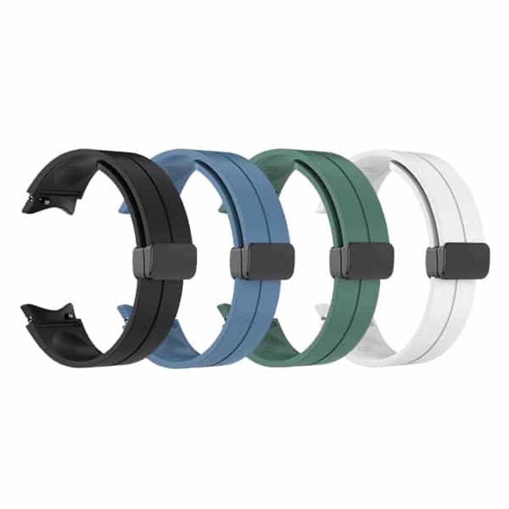 20mm Magnetic Silicone Strap for Samsung Galaxy Watch 5 M/L - Black