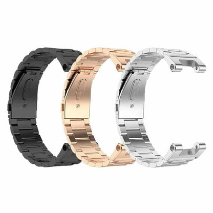 Amazfit T-Rex 3 link stainless steel strap (M) - Black + Link removal tool