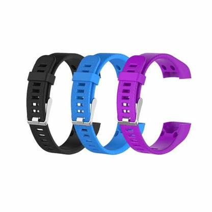 Silicone Strap for Garmin Approach X10,X40, Vivosmart HR+ Black