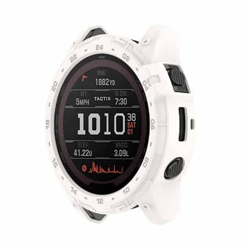 Protective Silicone Case for Garmin Tactix7/Garmin Enduro2 - White