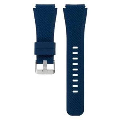 Silicone Strap For Samsung Gear S3 Frontier, Amazfit Stratos 2/2S Pace (S/M) - Frost Blue