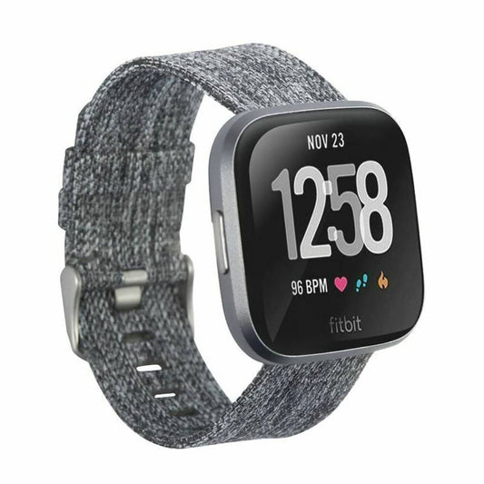 18mm Stainless Steel Strap for Samsung Gear Fit 2 SM-R360- Black