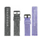 Fitbit Versa/2/Lite/SE Canvas Nylon Replacement Strap - Purple