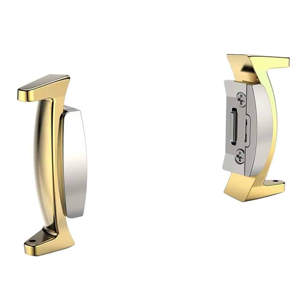 20mm Samsung Gear S2 steel adapter connectors - Silver