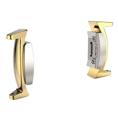 Stainless Steel Adapter Connector for Samsung Gear S2 - Black -20mm width strap