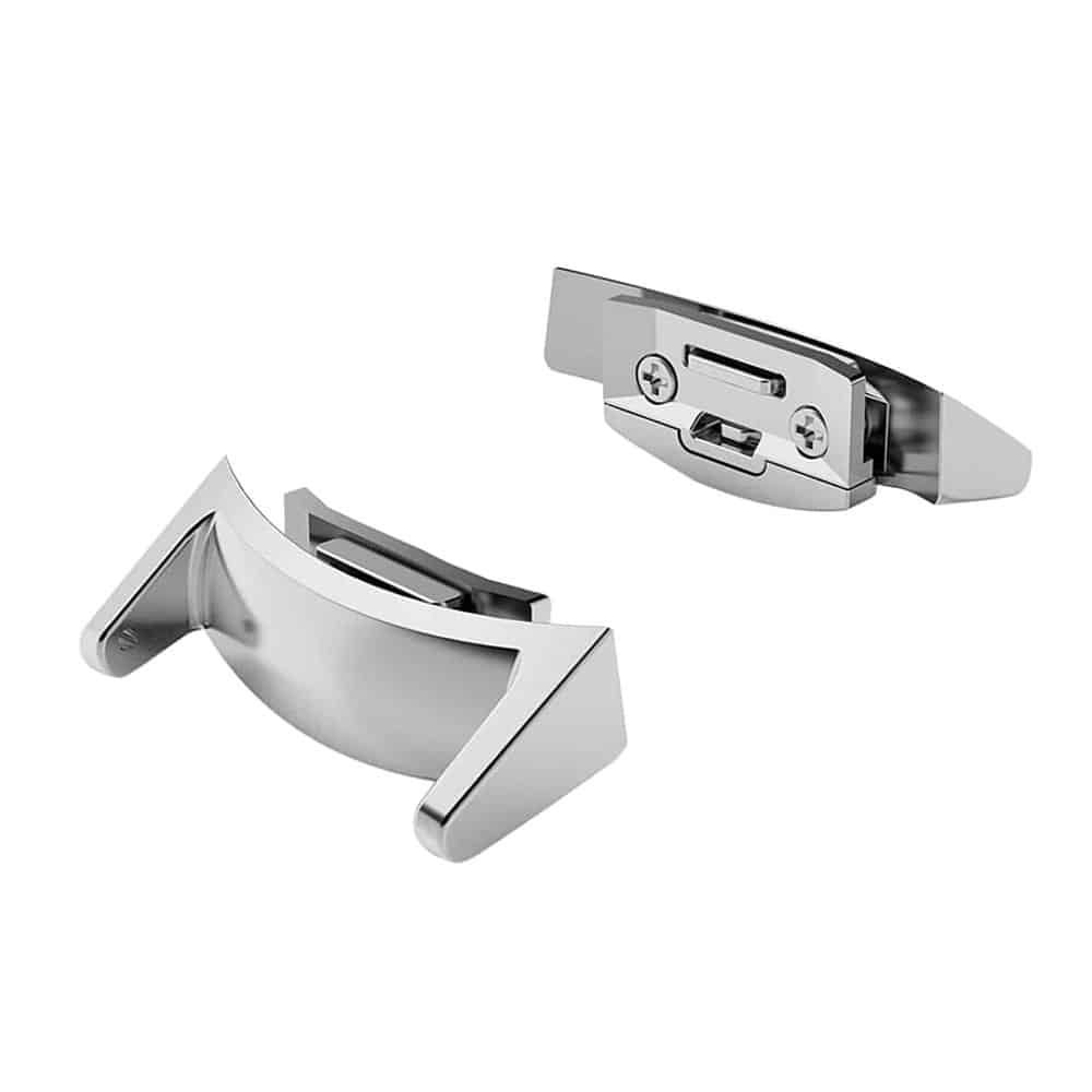 20mm Samsung Gear S2 steel adapter connectors - Gold