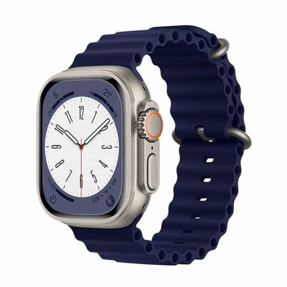 Marine Silicone Strap for 38/40/41mm Apple Watch - Frost Blue