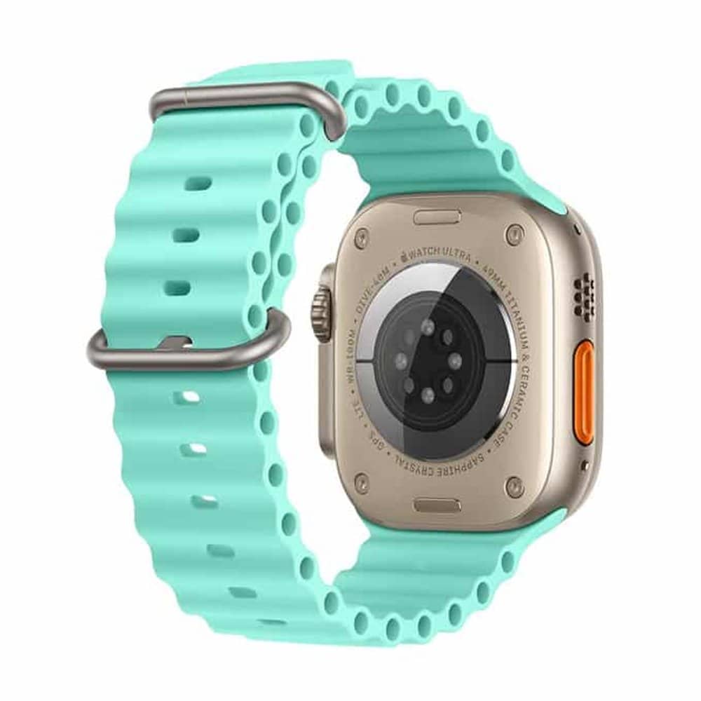 Marine Silicone Strap for 38/40/41mm Apple Watch - Frost Blue