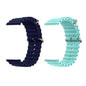 Marine Silicone Strap for 42/44/45/49mm Apple Watch - Frost Blue