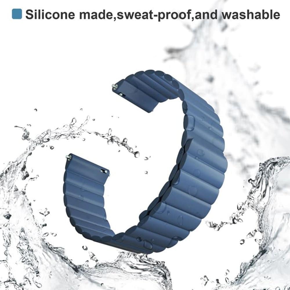 Universal Silicone Magnetic 20MM width Watch Band