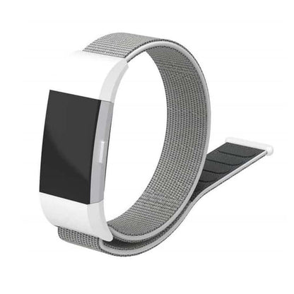Nylon Strap for Fitbit Charge 2 - Seashell Grey