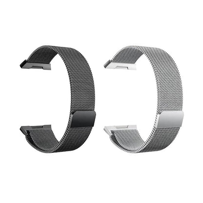 Stainless Steel Milanese Loop Strap for Fitbit Ionic-Silver