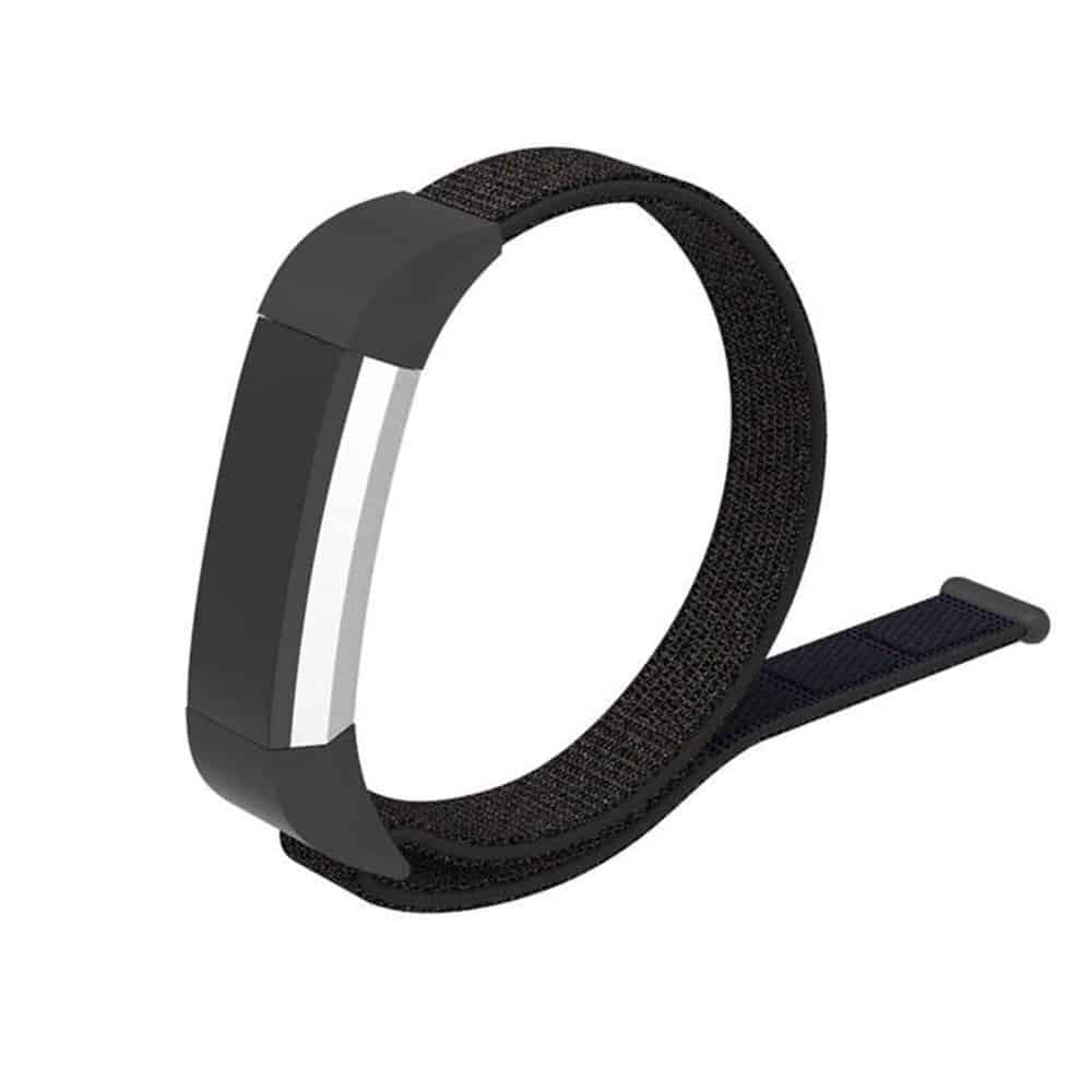 Nylon Strap for Fitbit Alta Sand Black