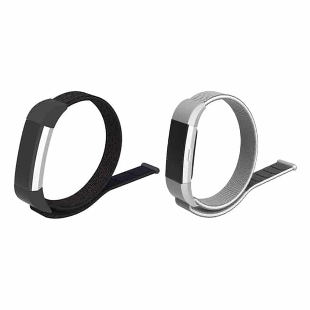 Nylon Strap for Fitbit Alta Sand Black