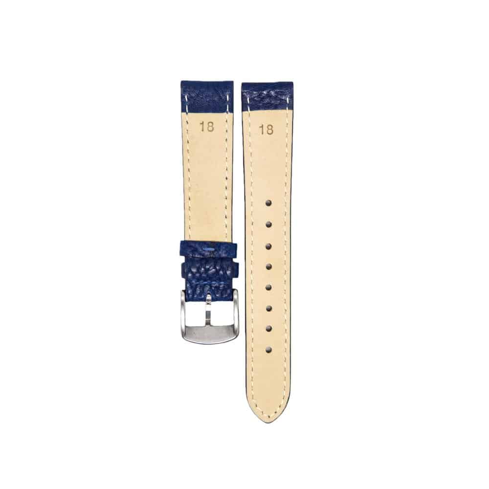 18mm Garmin Vivoactive 3S/4S genuine leather strap - Blue
